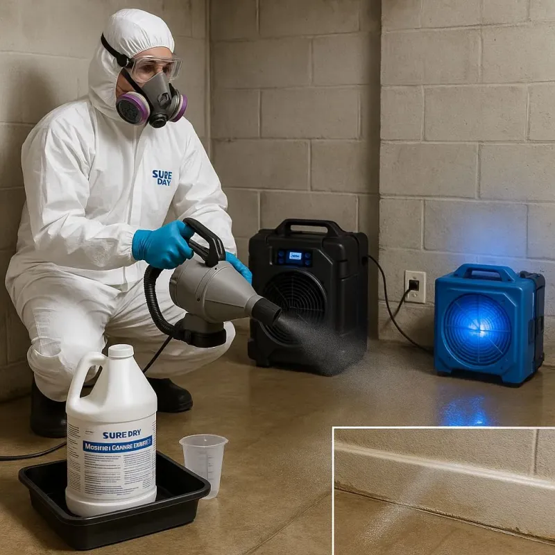 Sanitization and Odor Removal process in Island Lake, IL