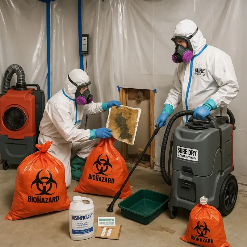 Contaminated Water Handling Protocols process in Island Lake, IL