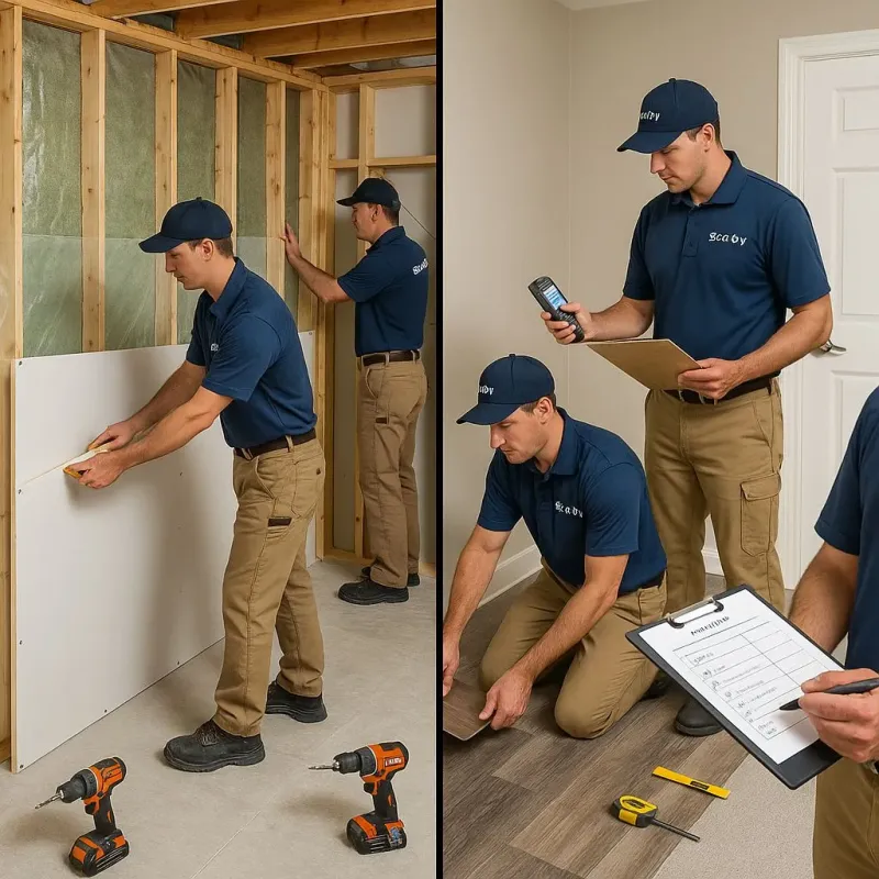 Repairs and Reconstruction process in Island Lake, IL