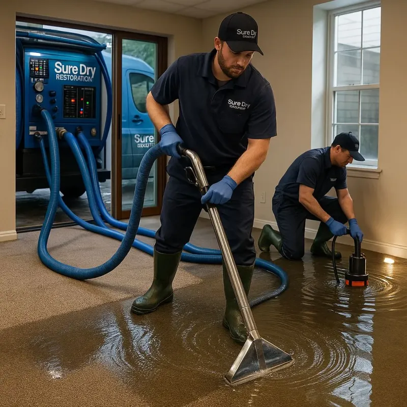Water Extraction and Removal process in Island Lake, IL